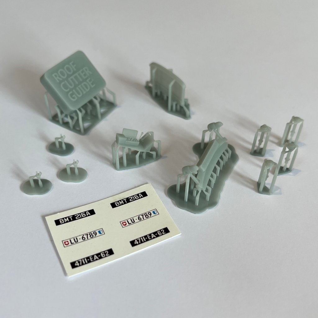 James Bond Aston Martin DB5 resin conversion parts for Airfix 1/43 scale kit