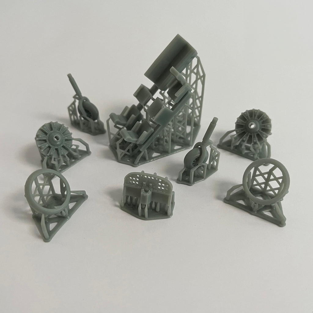 Beechcraft Model 18 'Twin Beech' resin detailing parts for 1/72 scale PM Models kit