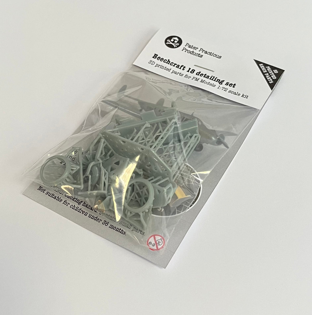 Beechcraft Model 18 'Twin Beech' resin detailing parts for 1/72 scale PM Models kit